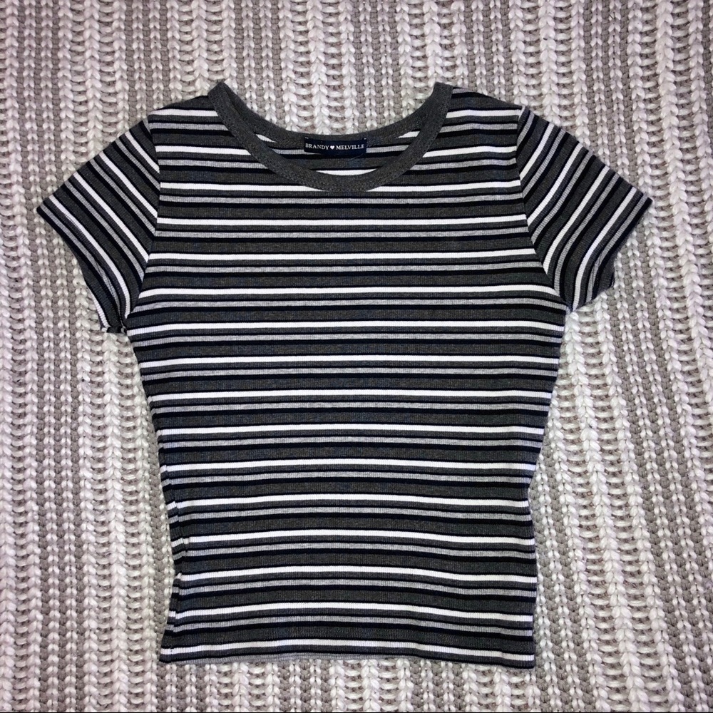 Brandy Melville Striped Tee